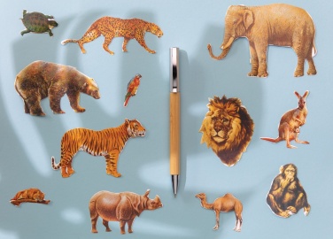 Logo trade meened foto: Moodne bambusest pliiats