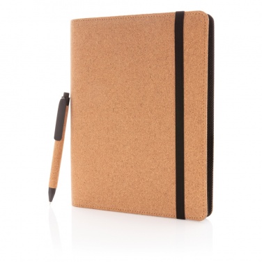 Logo trade ärikingituse pilt: Deluxe korgist portfolio A5 koos pliiatsiga