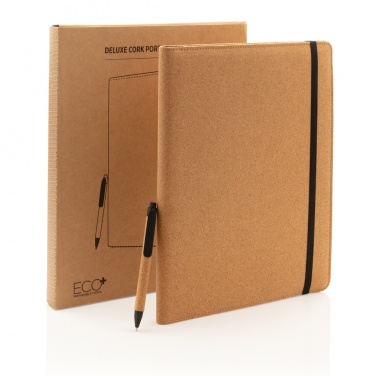 Logo trade ärikingituse pilt: Deluxe korgist portfolio A4 koos pliiatsiga