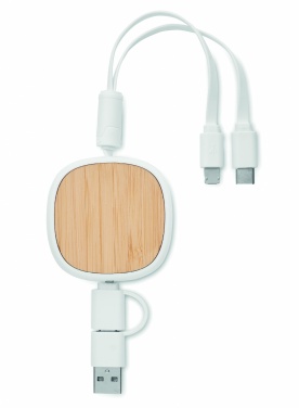Logo trade reklaamkingituse pilt: Sissetõmmatav laadimis-USB-kaabel