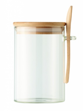 Logo trade meene pilt: Klaaspurk lusikaga 600 ml