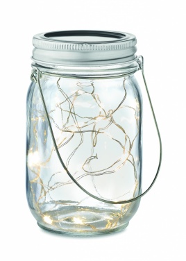 Logotrade reklaamkingid pilt: Solar mason jar välivalgusti