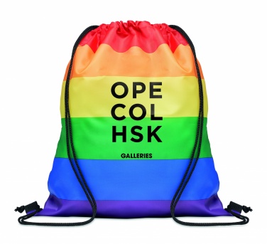 Logo trade meened foto: Rainbow RPET nööriga kott
