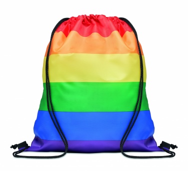 Logotrade firmakingitused pilt: Rainbow RPET nööriga kott