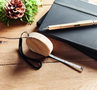 Logo trade reklaamkingid foto: Bambusest mõõdulint 2m