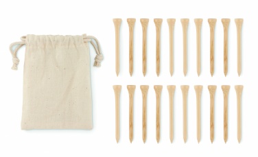 Logotrade firmakingid pilt: 20 bambusest golfi t-de komplekt