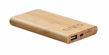 Logotrade meened pilt: 4000 mAh bambusest akupank
