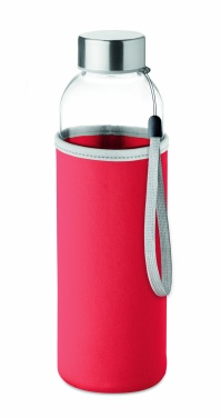 Logo trade firmakingituse pilt: Klaaspudel kotis 500ml
