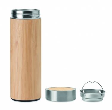 Logotrade ärikingid pilt: Bambusest topeltseintega termos 400ml