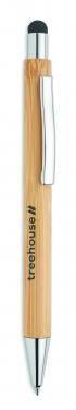 Logotrade reklaamtoote foto: Bambusest pastapliiats sinise tindiga