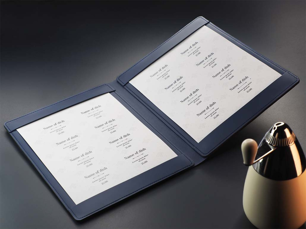 Logotrade reklaamkingituse foto: Menüü kaaned Fine Dining 1061243