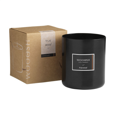 Logotrade ärikingid pilt: Woooshi lõhnaküünal True Wood X-Mas