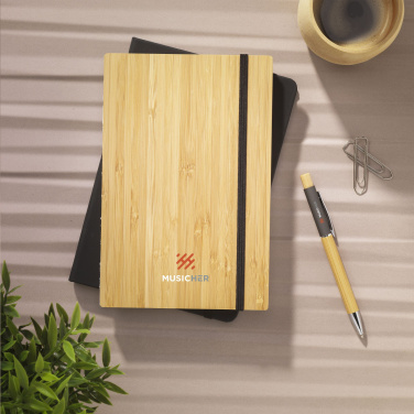 Logotrade meened pilt: Bamboo Journal palja seljaga paberist märkmik A5