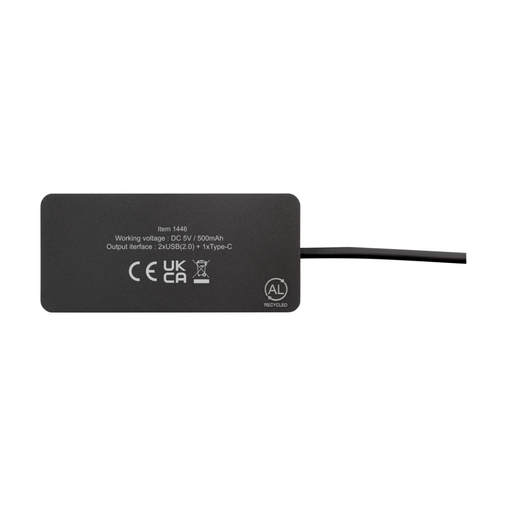 Logo trade ärikingi pilt: Tecco GRS taaskasutatud alumiiniumist USB-jaotur