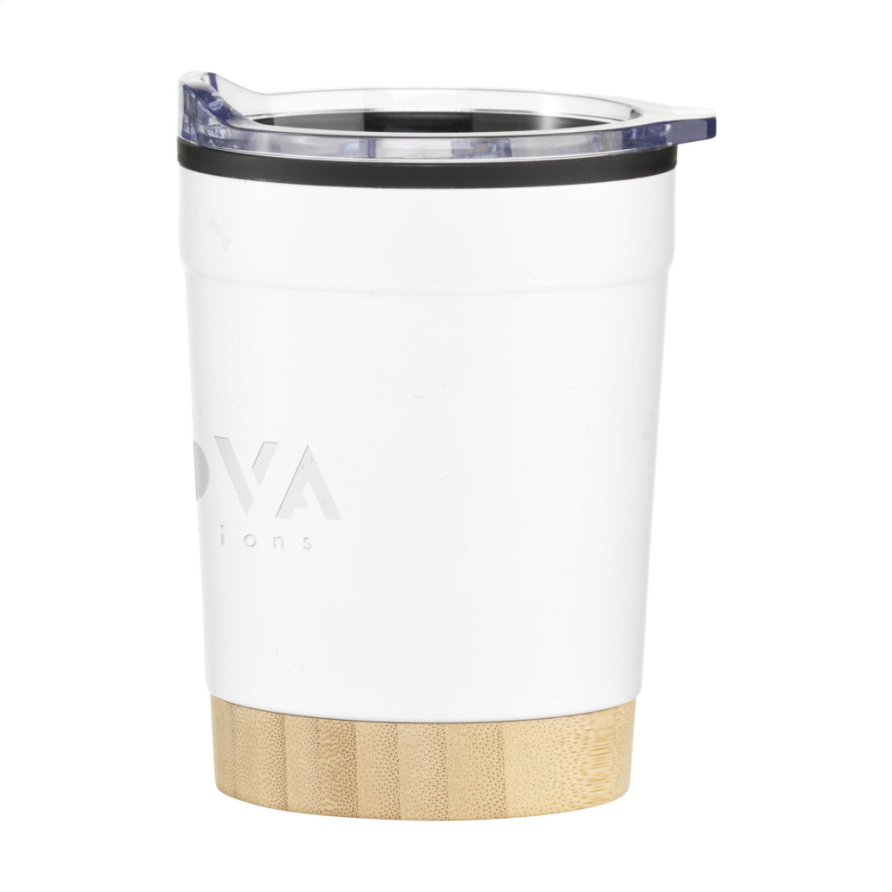 Logo trade ärikingi pilt: Kobe Bamboo RCS Recycled Steel 350 ml kohvitass
