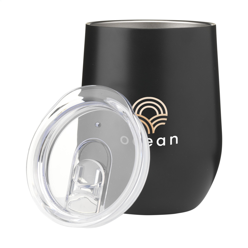 Logotrade firmakingid pilt: Huevo RCS Recycled Steel Cup 350 ml termotass