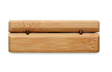 Logotrade firmakingituse foto: OREBAM TWS kõrvaklapid bambusest ümbrises