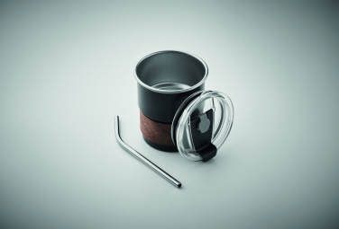 Logotrade ärikingi foto: Akaatsiast roostevaba termoskruus, 260 ml