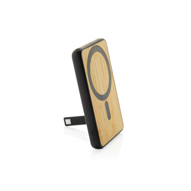 Logo trade ärikingituse pilt: Zen RCS plastk 5000 mah 5W magnetiline bambusest akuank