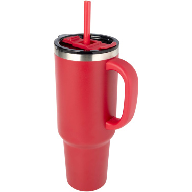 Logo trade ärikingituse pilt: Sydney 1200 ml RCS-sertifikaadiga termoskruus kõrrega