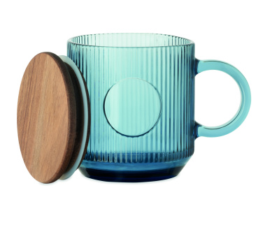 Logotrade reklaamkingituse foto: Ribiline klaasist kruus 300ml VITRIO MUG