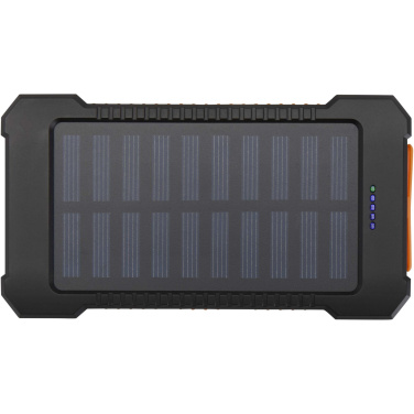 Logotrade reklaamtooted pilt: Altair 5000 mAh 10W taaskasutatud plastist vastupidav päikesepatarei sisseehitatud taskulambiga