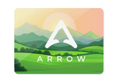 Logo trade firmakingid foto: MAGREC 75 PVC-st ristkülikukujuline magnet