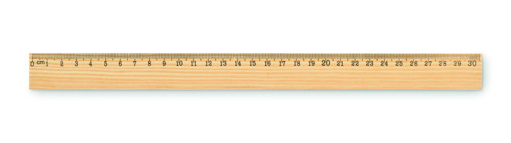 Logotrade meened pilt: RULER30 puidust joonlaud 30cm