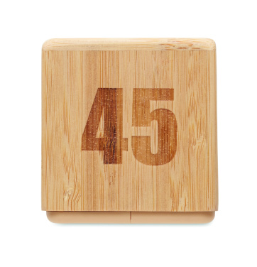 Logotrade firmakingid pilt: Bambusest taimer CURT