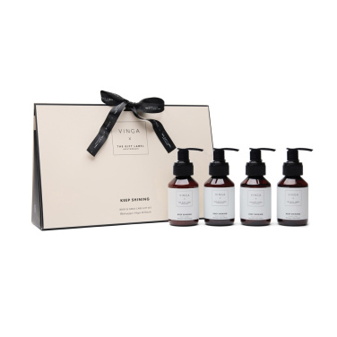 Logo trade firmakingid foto: VINGA x TGL keha- ja kätehoolduskomplekt