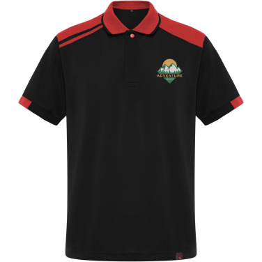 Logo trade meene pilt: Samurai 160 g/m2 unisex antibakteriaalne lühikeste varrukatega polosärk