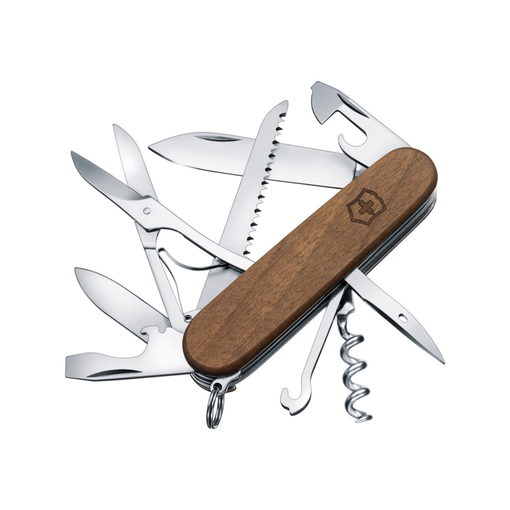 Logotrade reklaamkingid pilt: VICTORINOX taskunuga Huntsman Wood 13 funktsiooniga