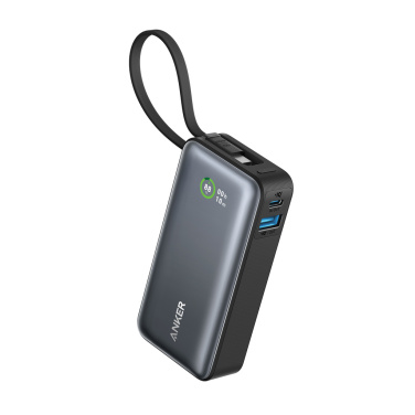 Logo trade reklaamkingid foto: Anker Nano Power Bank 30W, sisseehitatud USB-C kaabel