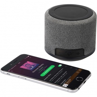 Logo trade mainoslahja kuva: Fiber Bluetooth® -kaiutin 3W ja langaton latausalusta