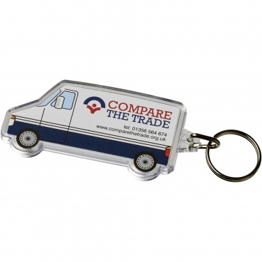 Logotrade mainoslahjat ja liikelahjat tuotekuva: Combo-avaimenperä, pakettiauton muotoinen