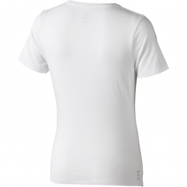 Logo trade mainoslahjat tuotekuva: Kawartha short sleeve women's organic V-neck t-shirt