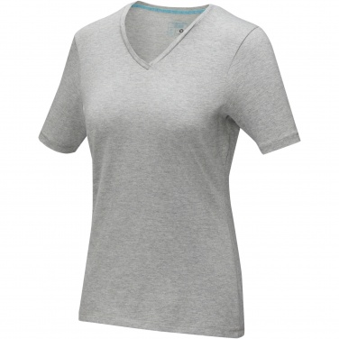 Logotrade mainostuotet kuva: Kawartha short sleeve women's organic V-neck t-shirt