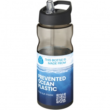 Logo trade mainostuotet tuotekuva: H2O Active® Eco Base 650 ml -urheilujuomapullo kaatonokkakannella