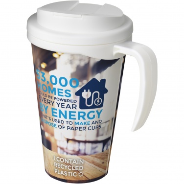 Logo trade liikelahjat mainoslahjat kuva: Brite-Americano® Grande 350 ml muki, läikyttämätön kansi