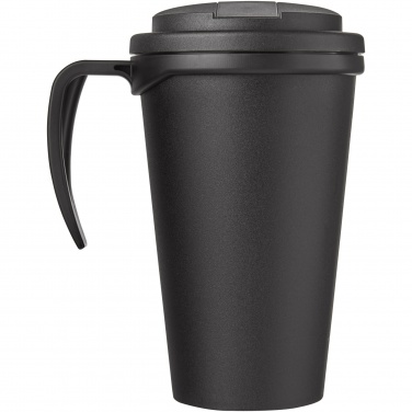 Logo trade liikelahjat mainoslahjat kuva: Americano® Grande 350 ml muki, läikyttämätön kansi