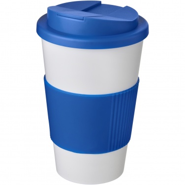 Logo trade liikelahja kuva: Americano® 350 ml muki, läikyttämätön kansi, grippi