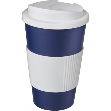 Logotrade mainostuotet kuva: Americano® 350 ml muki, läikyttämätön kansi, grippi