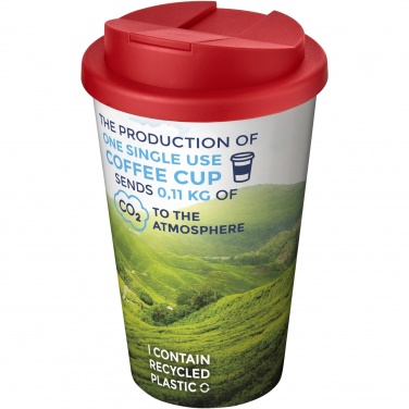 Logo trade liikelahja kuva: Brite-Americano® 350 ml muki, läikyttämätön kansi