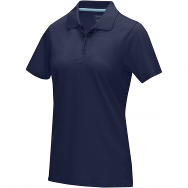 Logo trade mainoslahja kuva: Graphite short sleeve women’s organic polo