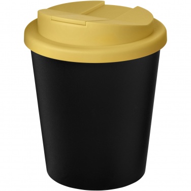 Logo trade mainoslahja ja liikelahja tuotekuva: Americano® Espresso Eco 250 ml kahvimuki kierrätetystä materiaalista. Läikkymätön kansi.