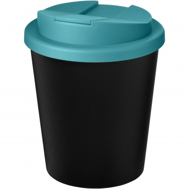 Logotrade liikelahja tuotekuva: Americano® Espresso Eco 250 ml kahvimuki kierrätetystä materiaalista. Läikkymätön kansi.