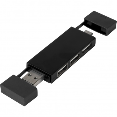 Logo trade mainoslahja ja liikelahja tuotekuva: Mulan Kaksois USB 2.0 -hubi