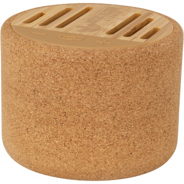 Logotrade mainoslahja ja liikelahja kuva: Cerris 5 W:n Bluetooth®-kaiutin korkkimateriaalia