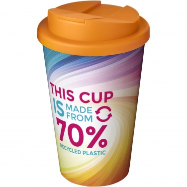 Logo trade mainoslahjat ja liikelahjat kuva: Brite-Americano® Eco 350 ml:n läikyttämätön eristetty kahvimuki