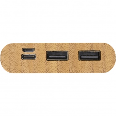 Logotrade mainostuotet kuva: Tulda-varavirtalähde, 10,000 mAh, bambua